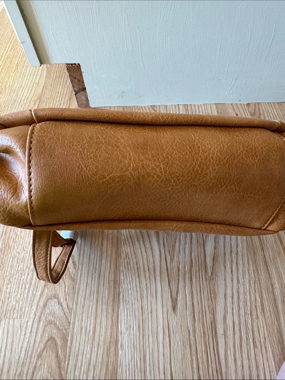 Alyssa Tan Faux Leather Convertible Backpack Tote. NWT. Unisex.